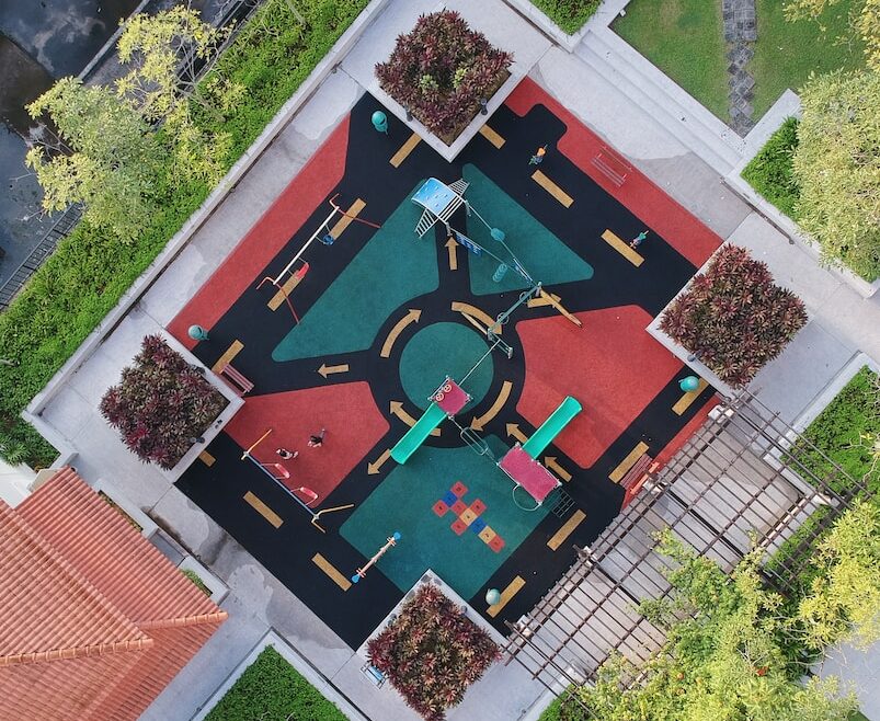 aerial photography of park during daytime