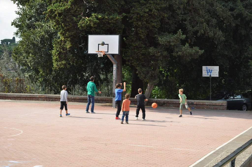 Basketball playground